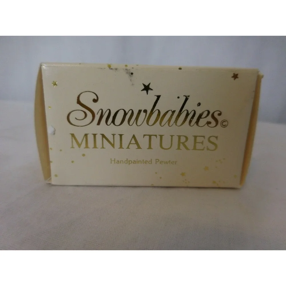 Snowbabies Dept 56 Miniature Pewter  A STAR IN THE BOX  With Box